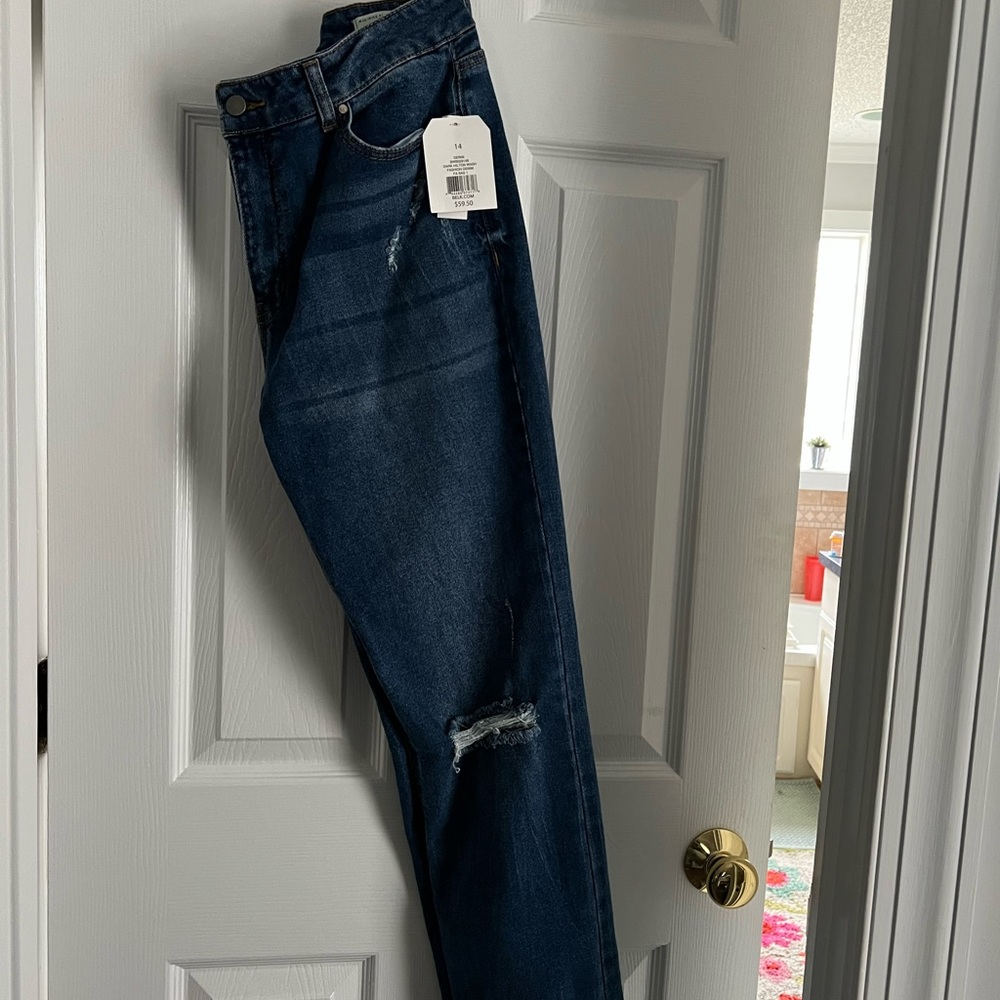 NWT Wonderly mid rise skinny